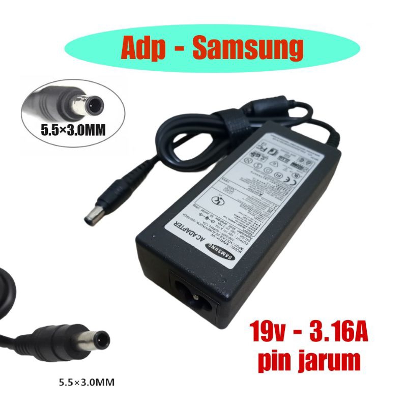 Charger Laptop Samsung R430 R440 R480 R519 R522 R530 R540 R580 R730 R780 RC512 RV510 RV511 RV515 RV520 RV711 RV720 SF310 SF510 V20 X360