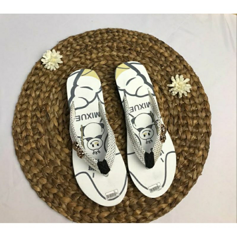 Arkn Sandal wanita Wedes Mixue terbaru