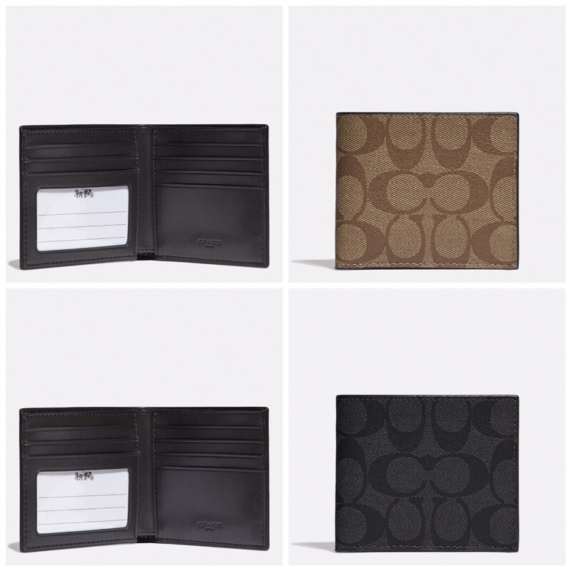 DOMPET PRIA COACH BILLFOLD WALLET