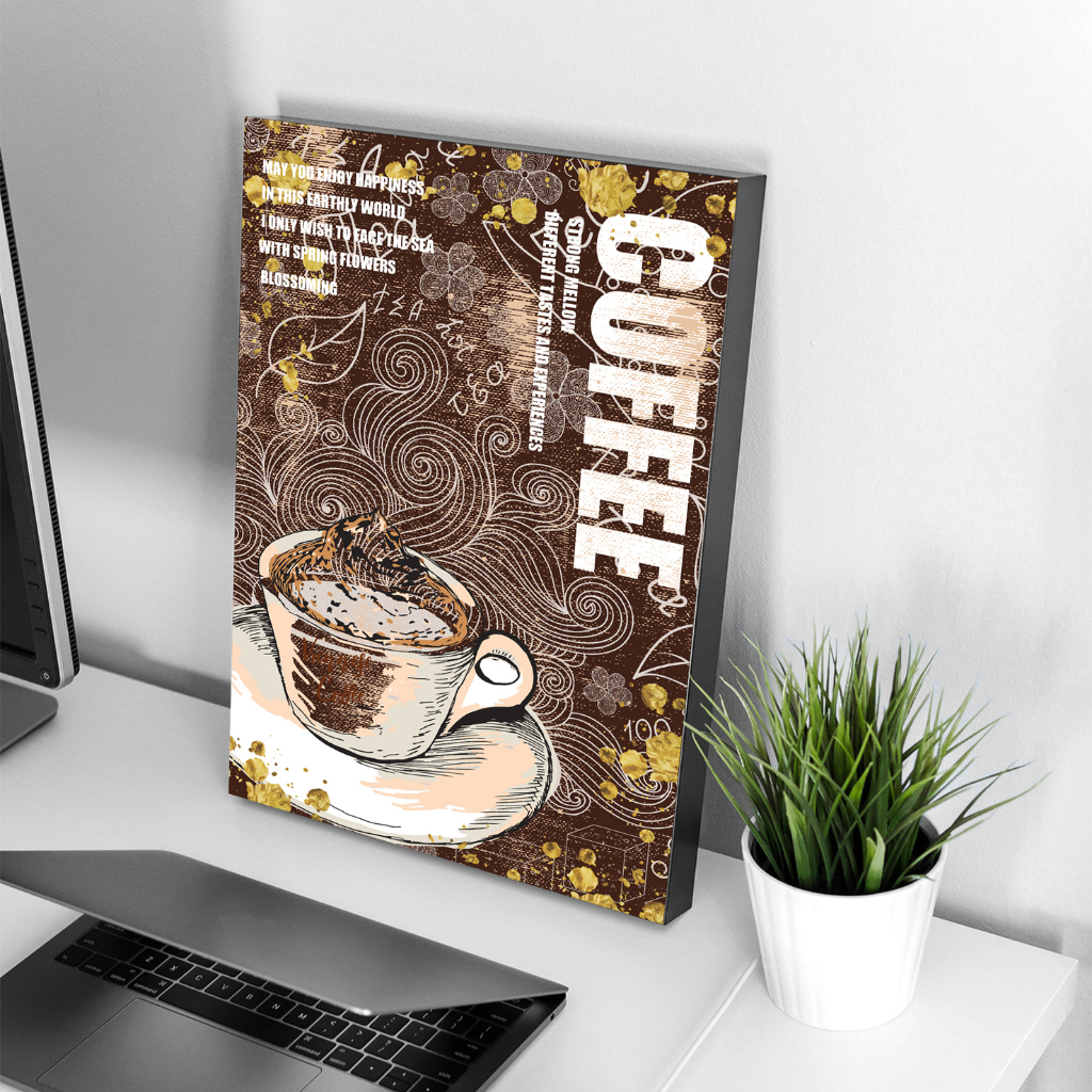 Dekorasi pajangan dinding cafe Poster Coffee