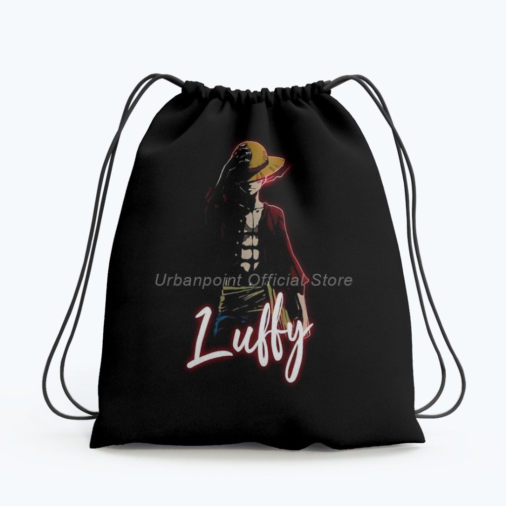 Tas Serut Luffy One Piece Anime Gymsack String Bag Multifungsi