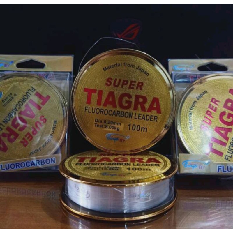SENAR PANCING SUPER TIAGRA FLURO CARBON