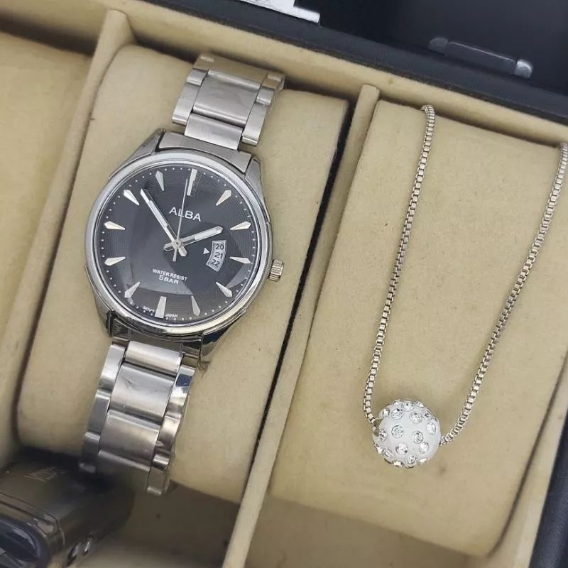 GROSIR JAM TANGAN Wanita Free Kalung Diamond Super Elegan