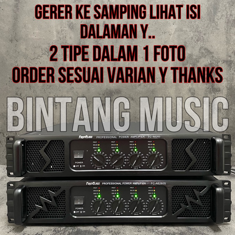 Power Amplifier Firstclass FC A6260 Original firstclass fc a6260