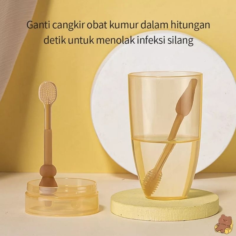 Sikat Gigi Bayi Dan Sikat Lidah Bayi PPSU 3in1BPA Free