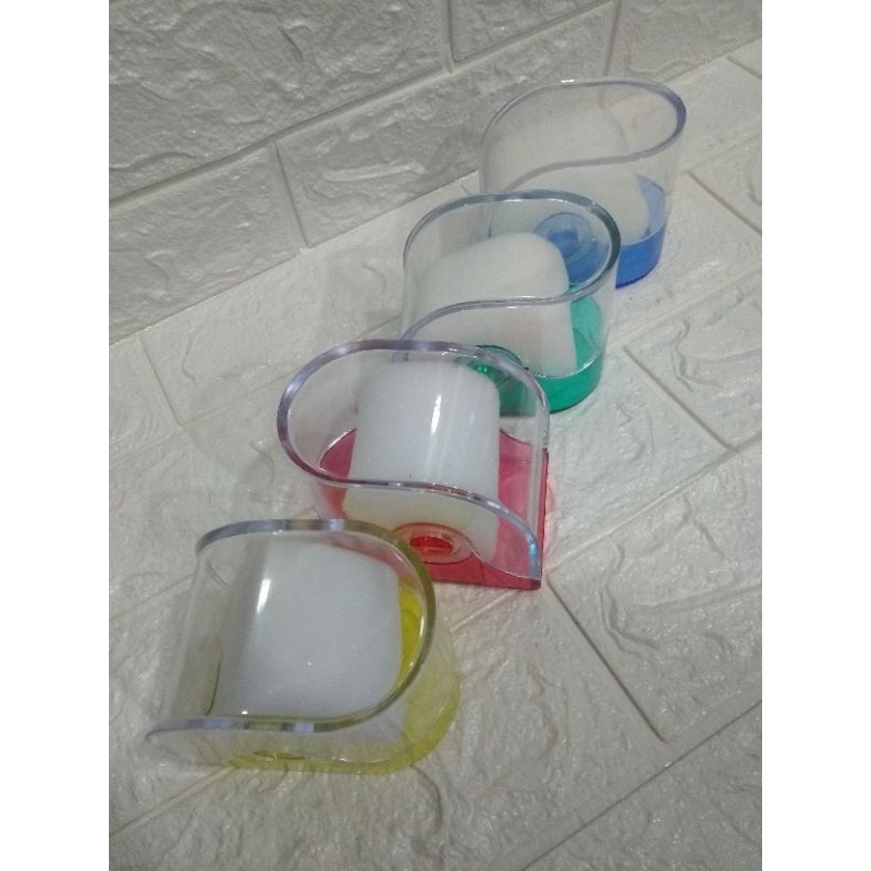 kotak jam mika box alba oval bok perhiasan warna warni