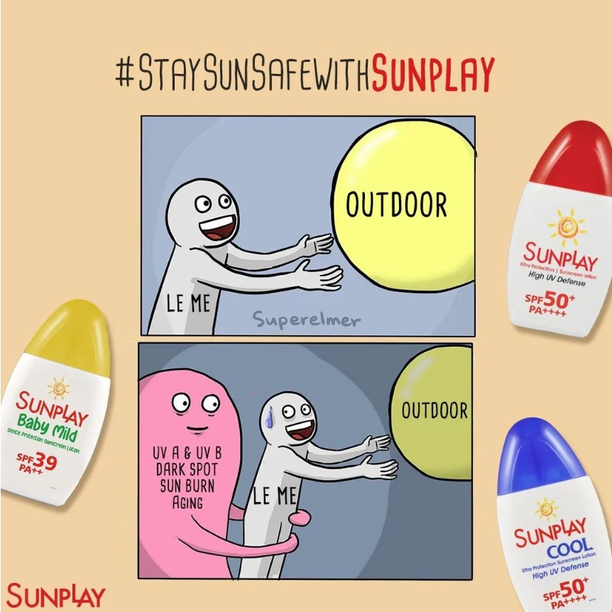 [BPOM] Sunplay Lotion 30gr SPF50 Merah / Sunplay Cool 30gr SPF50 Biru / Sunplay Baby 30gr SPF39 Kuning / Sun Play / Sun Screen / Sun Block / MY MOM