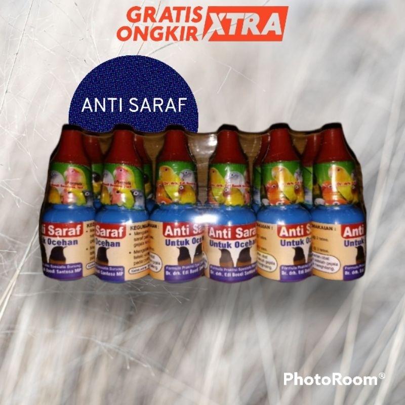 ANTI SARAF OBAT BURUNG GANGGUAN SARAF ( 1 LUSIN PAKET USAHA )