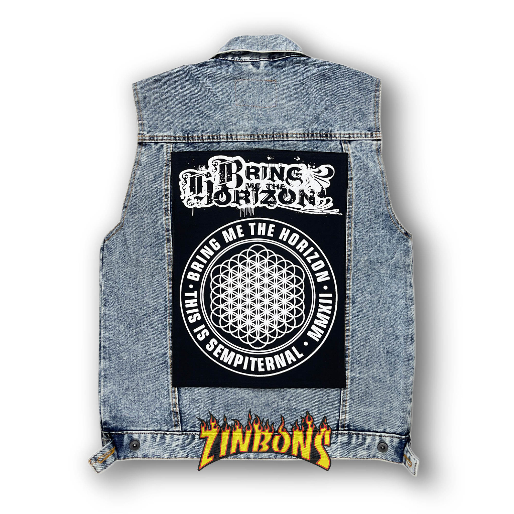 Rompi denim rompi washing bring me the horizon best quality
