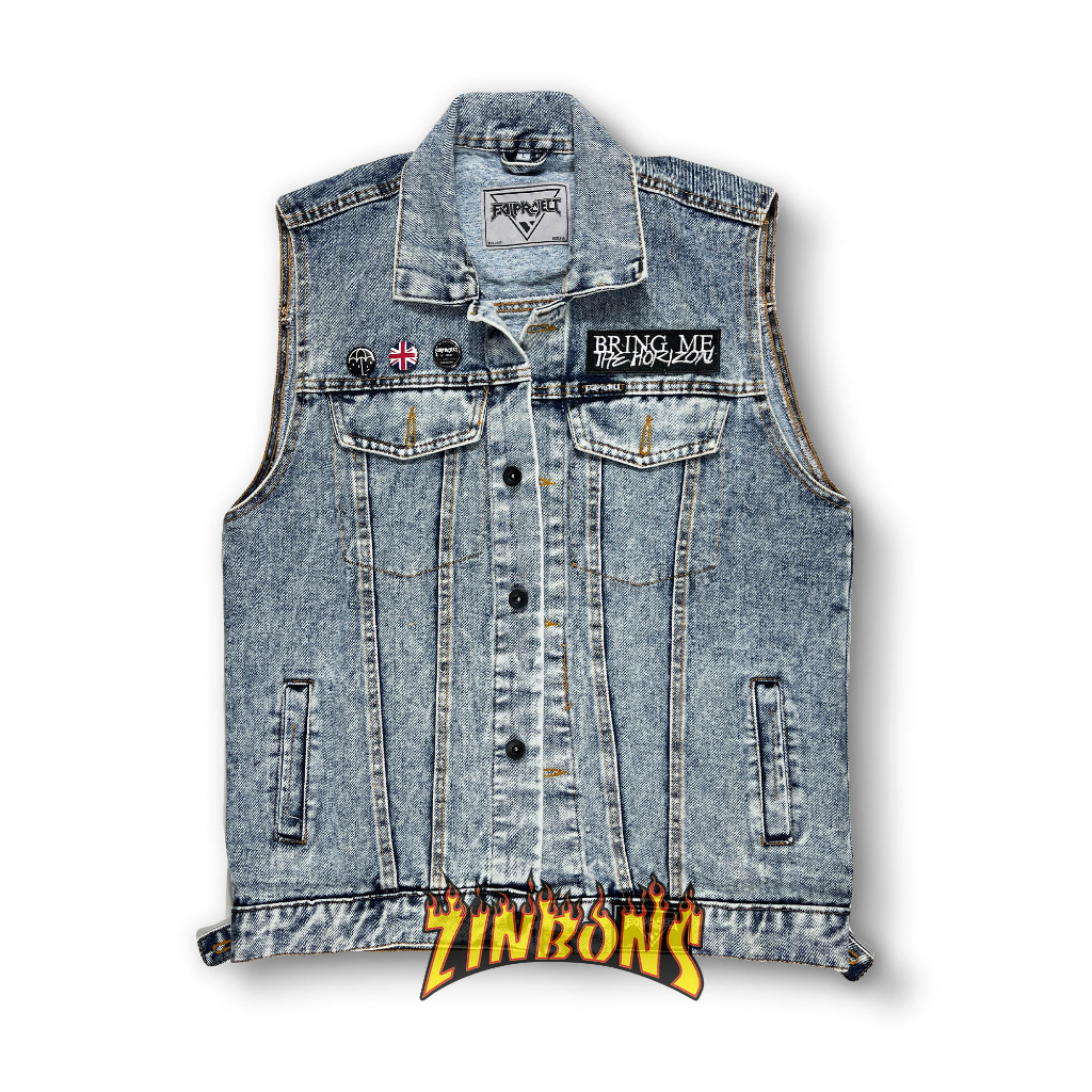 Rompi denim rompi washing bring me the horizon best quality