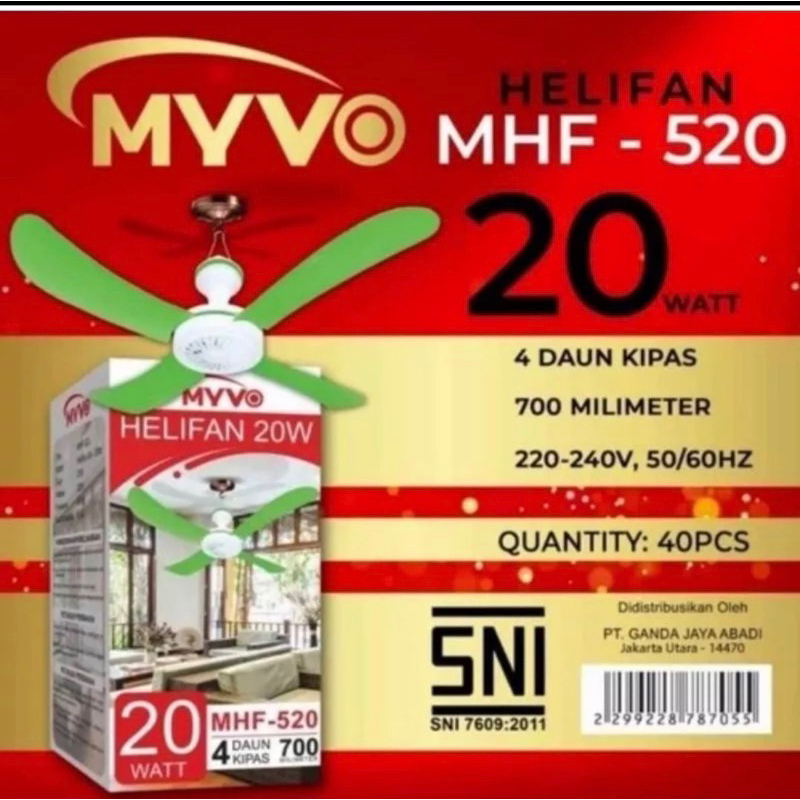 KIPAS ANGIN GANTUNG MYVO BESTSELLER