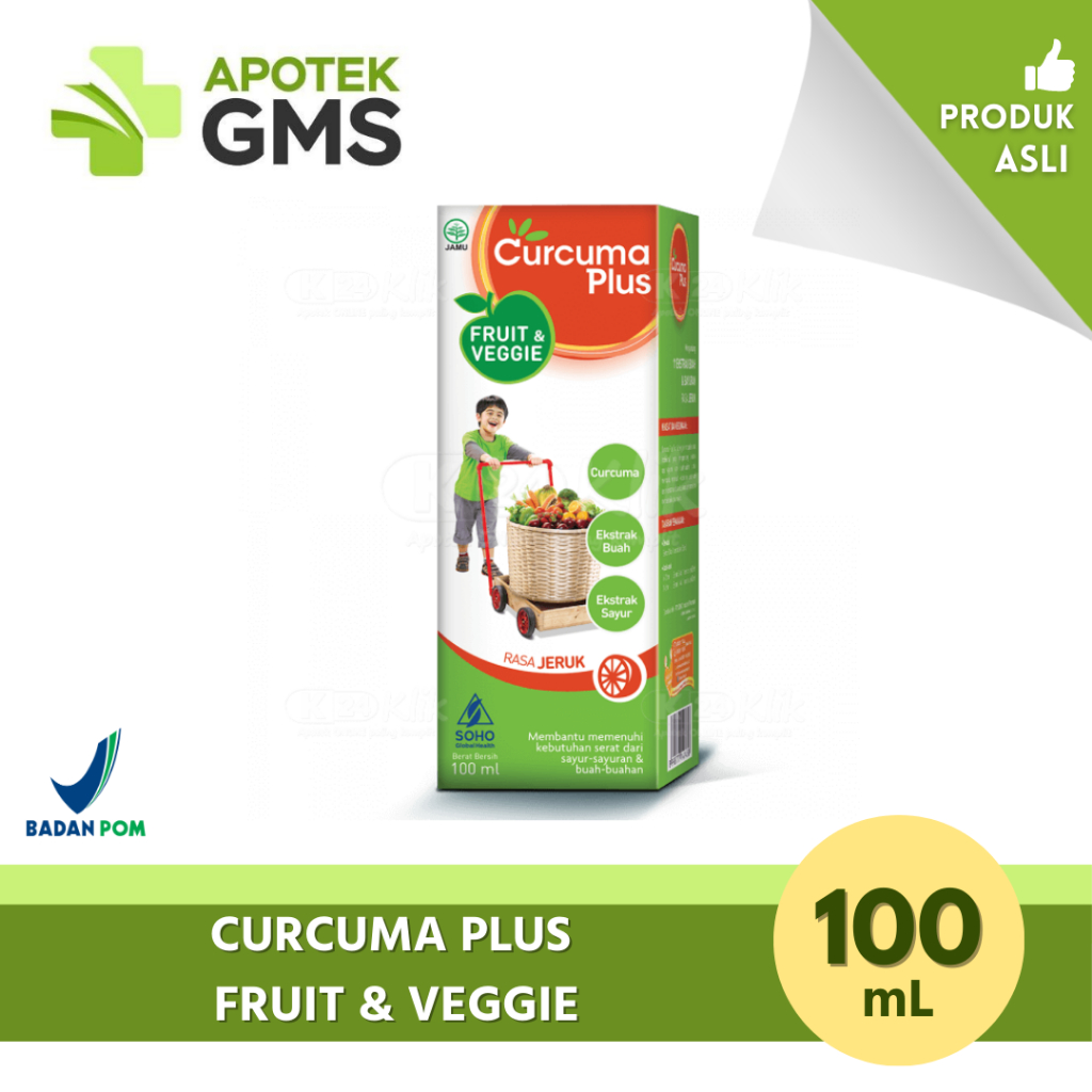 Curcuma Plus Fruit and Veggie - Jeruk