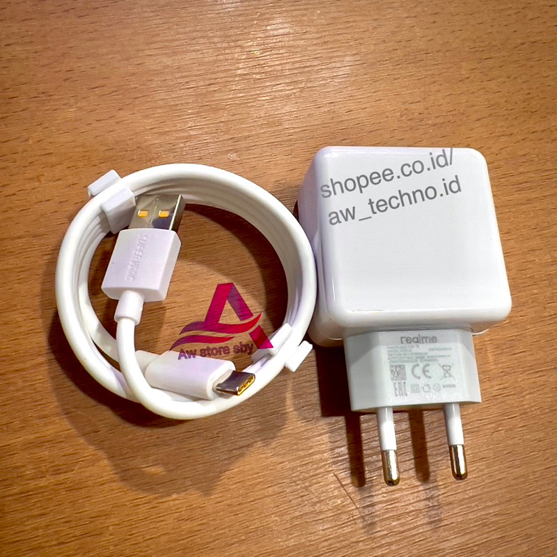 Charger Realme TYPE C Super Vooc 20W Fast Charging Realme 7/ 7i/ C17/ C25/ 5 PRO/ X/ XT/ 8/ 8i