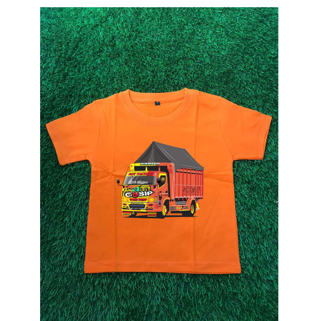 BAJU KAOS ATASAN ANAK ANAK TRUCK OLENG
