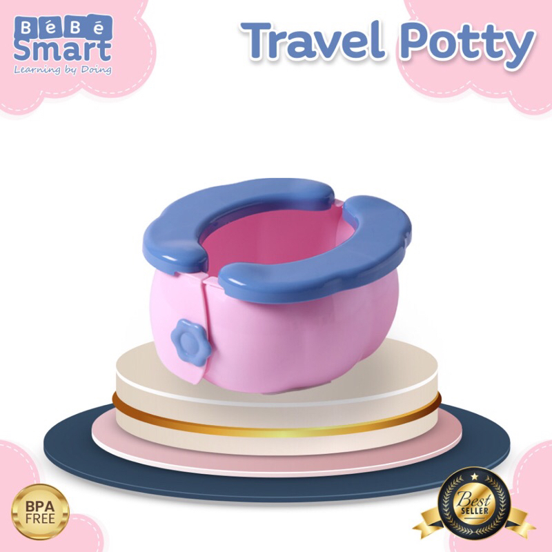 Pispot Traveling Anak - Travel Potty Seat by Bebe Smart