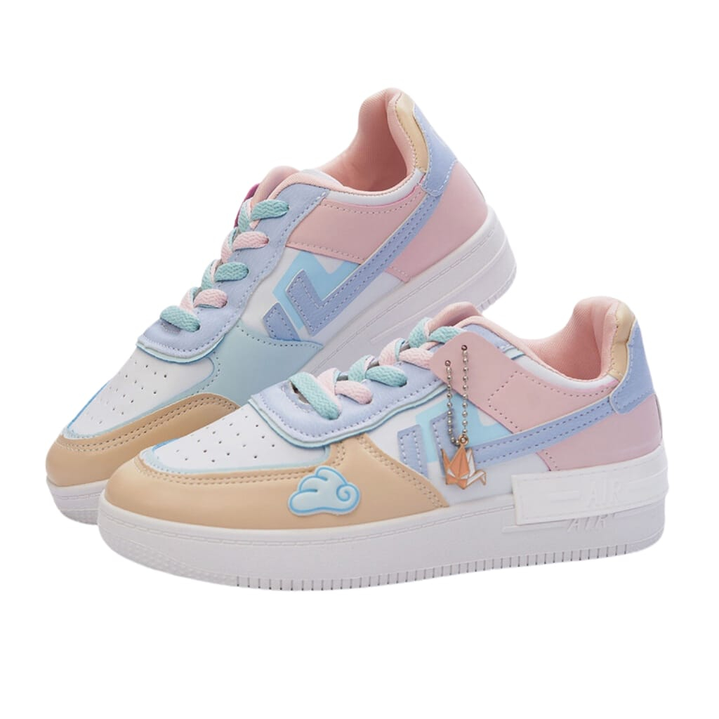 GROSIRTAS &quot;FREE BOX&quot; LV0216 Sepatu Sneakers Wanita Sneakers Shoes Import Sepatu Sneakers Casual Wanita Women Shoes Sporty Look PU