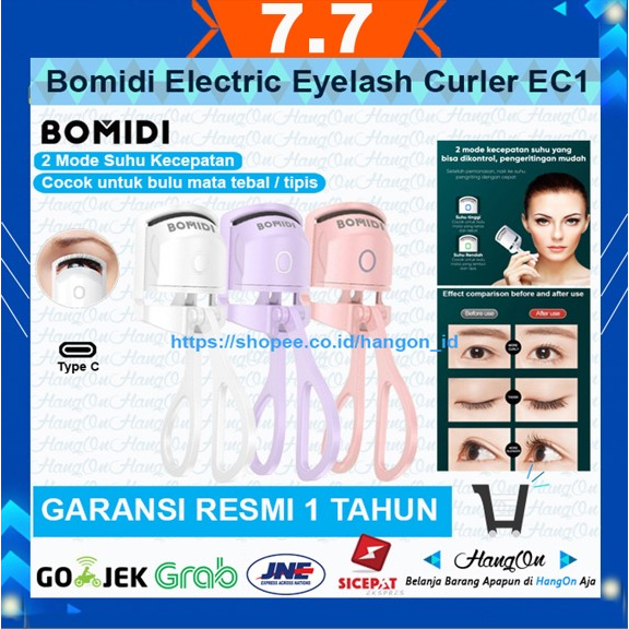 Bomidi EC1 Electric Eyelash Curler 2 Speed Pelentik Penjepit Bulu Mata