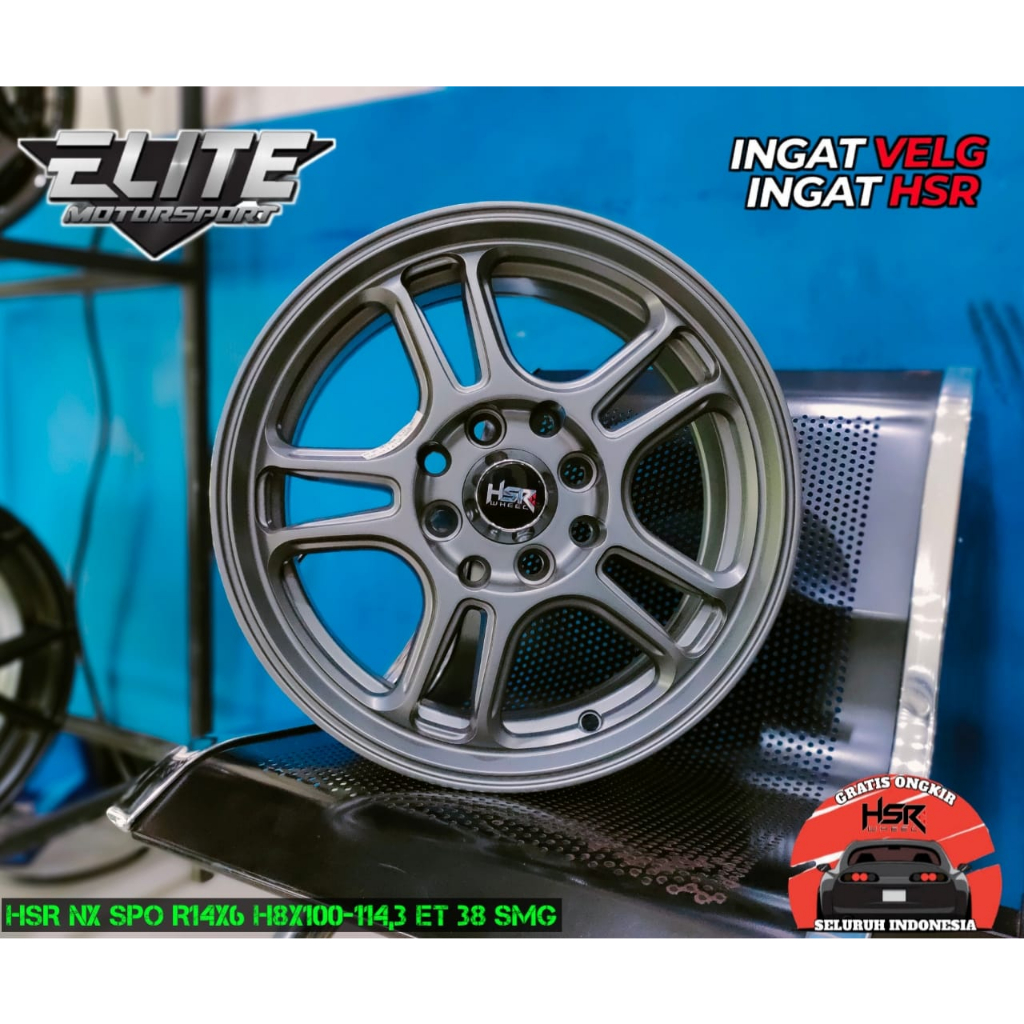 Velg Racing mobil Jazz City Vios Brio R14 Lubang 4 Double PCD