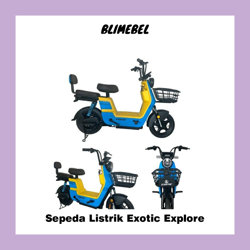 Sepeda Listrik Exotic Explore / E Bike Exotic Explore