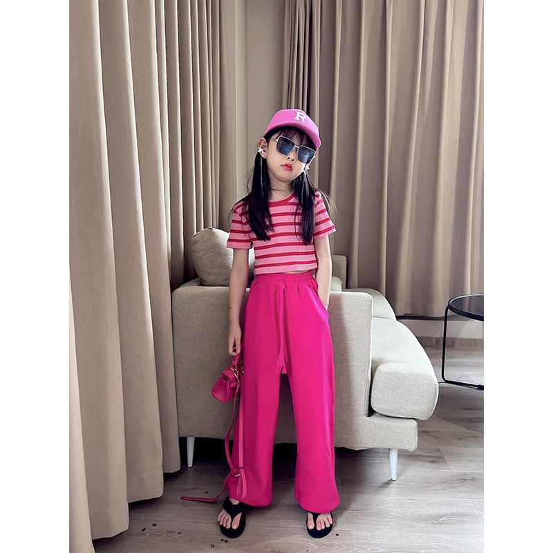 Setelan Anak Perempuan RIB Line Fuchsia