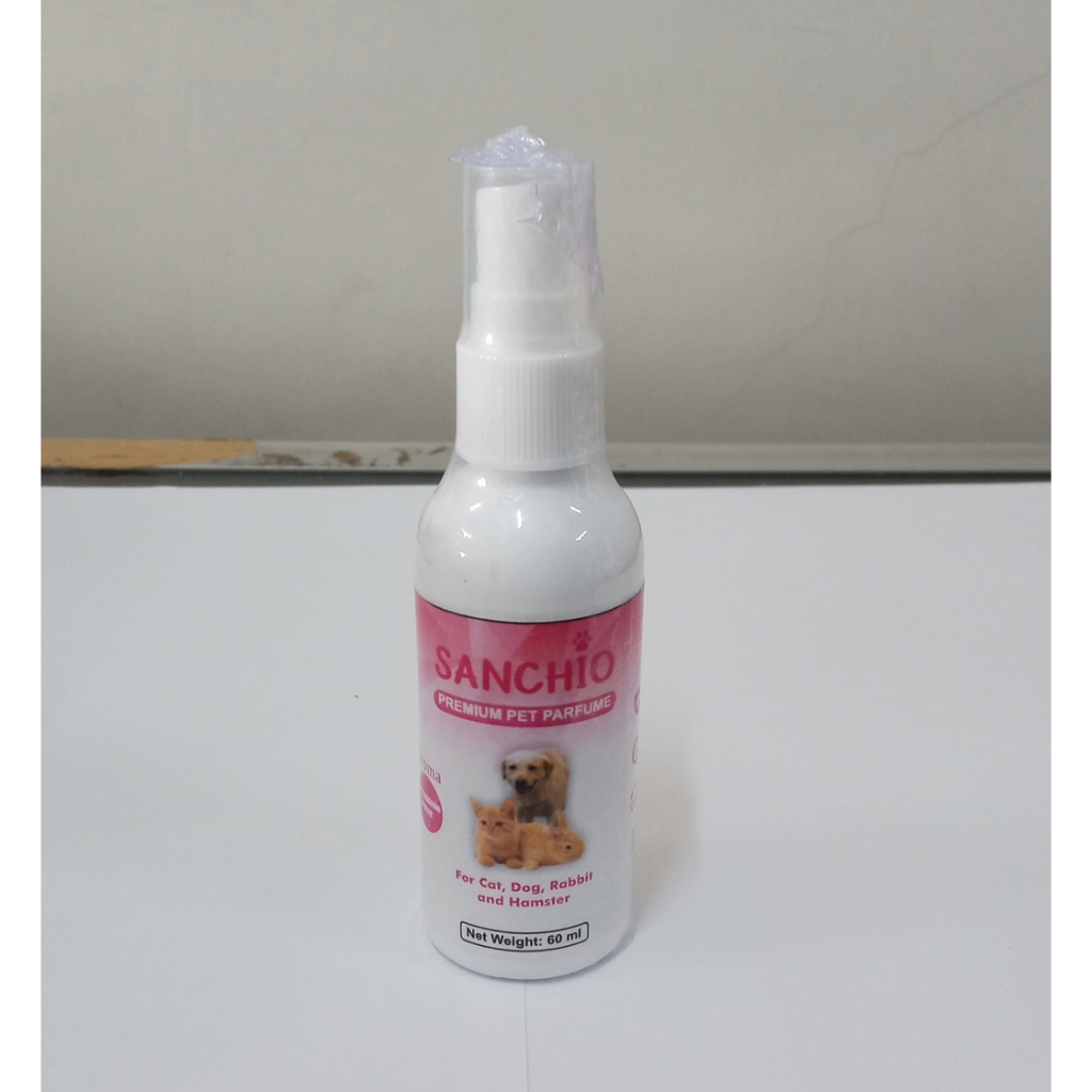 Parfum Sanchio 60 ml Parfum  Wangi Kucing dan Anjing