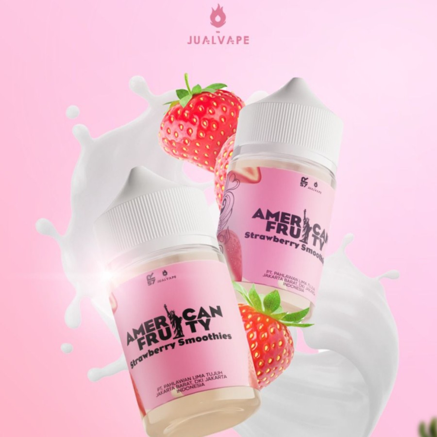 LIQUID AMERICAN FRUITY STRAWBERRY SMOOTHIES - AMERICAN FRUITY V5 - 60ML