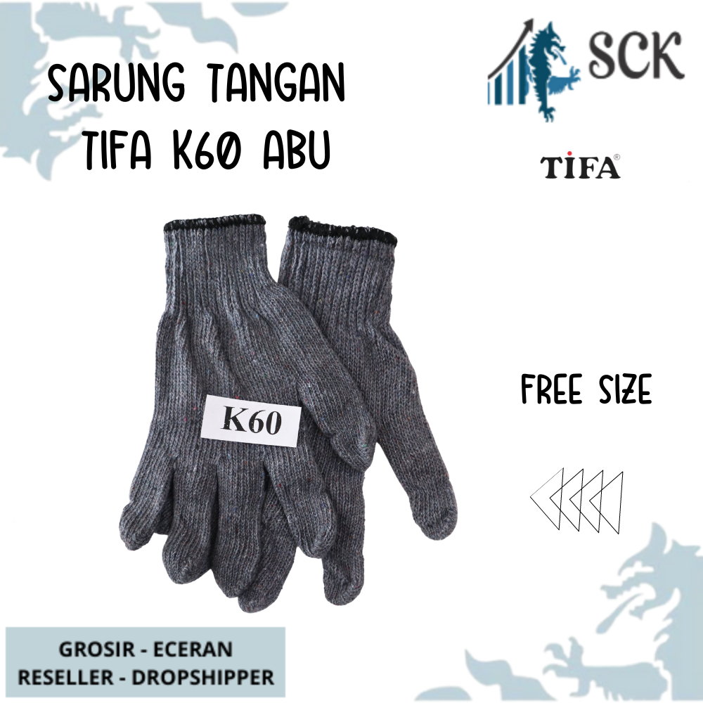 Sarung Tangan TIFA K50 K60 / Kaus Tangan TIFA POLOS K 50 - K 60 Dewasa Wanita / Perlengkapan Otomotif - sckmenwear GROSIR