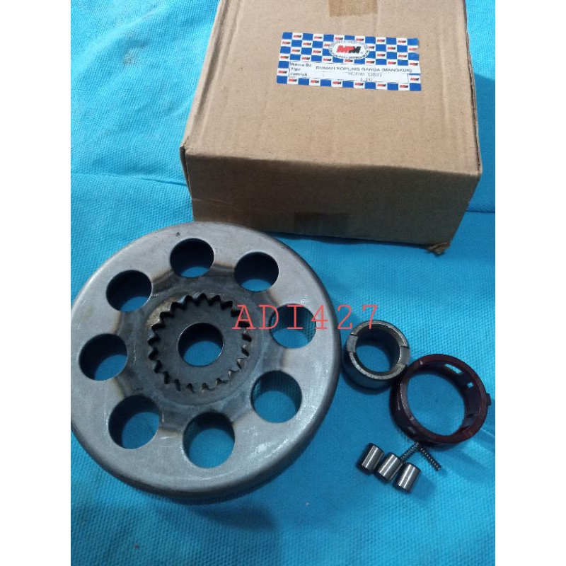 RUMAH MANGKOK KOPLING OTOMATIS GANDA KOPLING+CAGE BENTENGAN MIMIS KOPLING SUZUKI RC80/RC110/RC100 BR