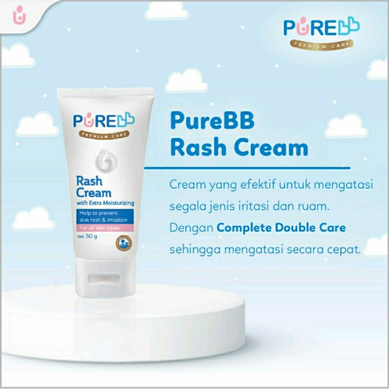 Pure Baby Rash Cream with Extra Moisturizing 50gr PureBB
