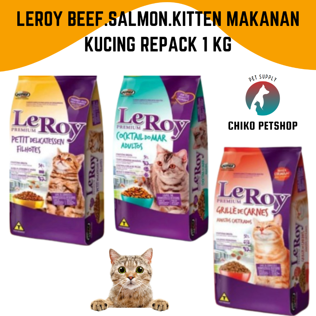 [REPACK] Makanan Kucing LEROY Dry Food Cat 1 kg
