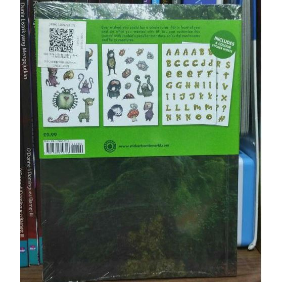 Buku Stiker Anak - STICKERBOMB JOURNAL CREATURES