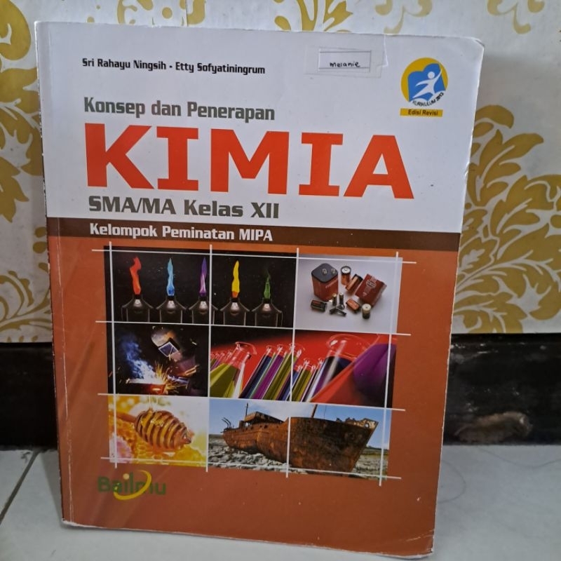 BUKU KIMIA KELAS 12 XII BAILMU
