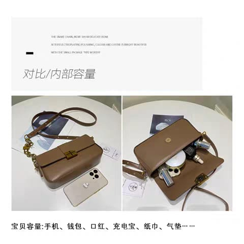 (PINK_IMP)   Shexizi New Import Tas fashion Wanita. Bisa Sling / Shoulder . Ready 5 Warna . Bahan Kulit . Premium
