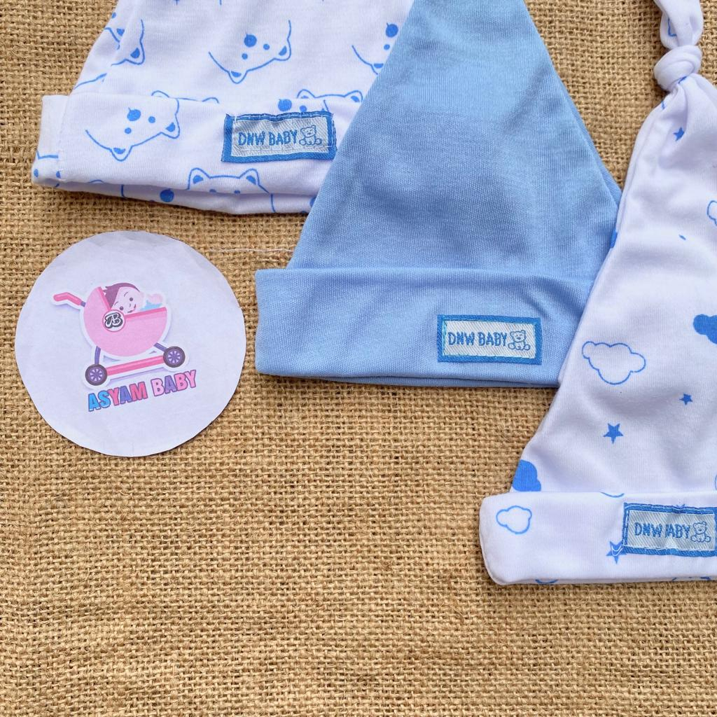 3 PCS topi kupluk bayi pelindung kepala bayi kupluk bayi lucu