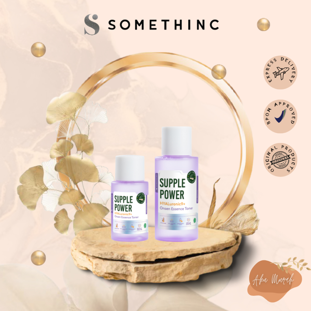 ✨ AKU MURAH ✨ Somethinc SUPPLE POWER Hyaluronic 9+ Onsen Essence Toner - ANNIVERSARY EDITION