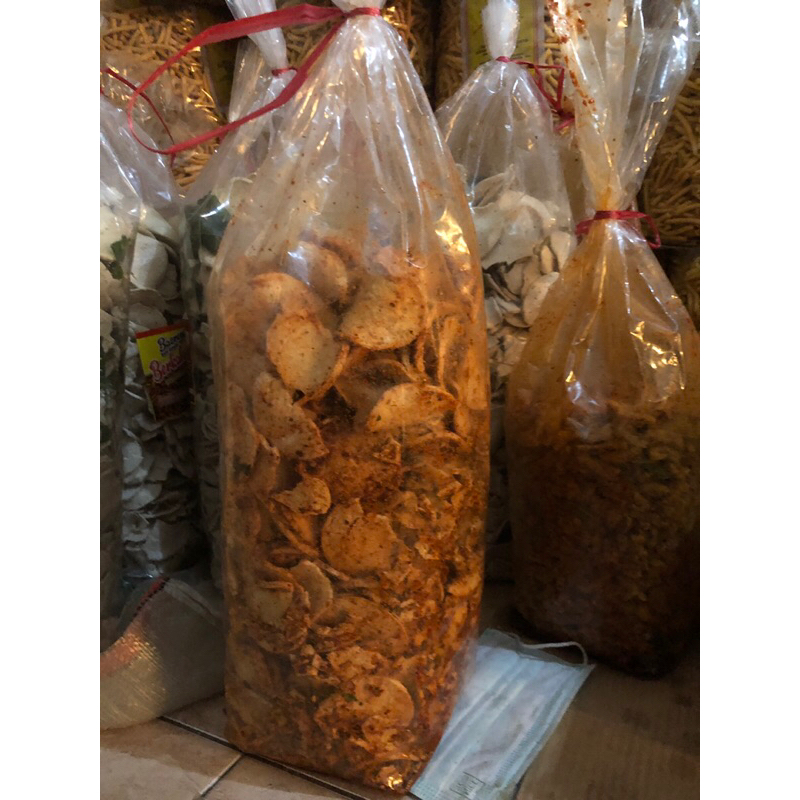 

Basreng Koin Pedas Daun Jeruk 1 Bal Termurah