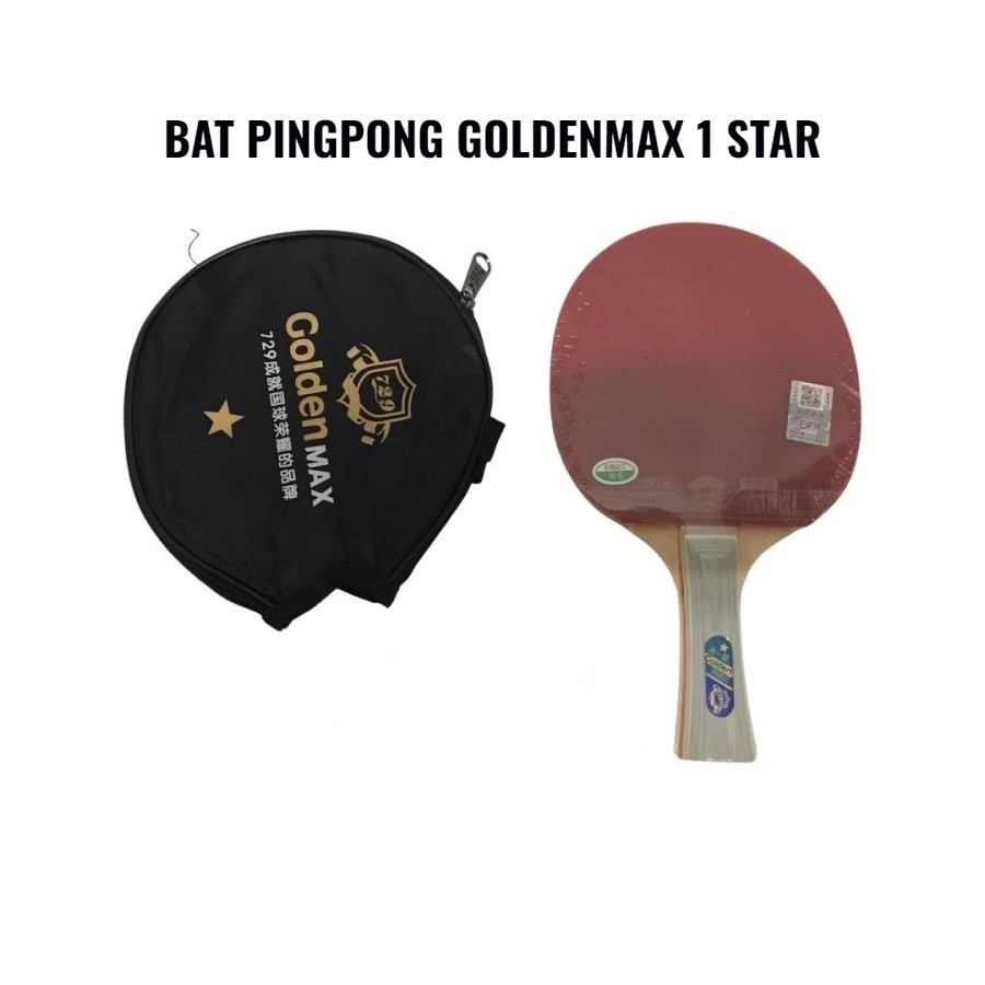 BAT PINGPONG / BET TENIS MEJA 729 GOLDENMAX 1 STAR