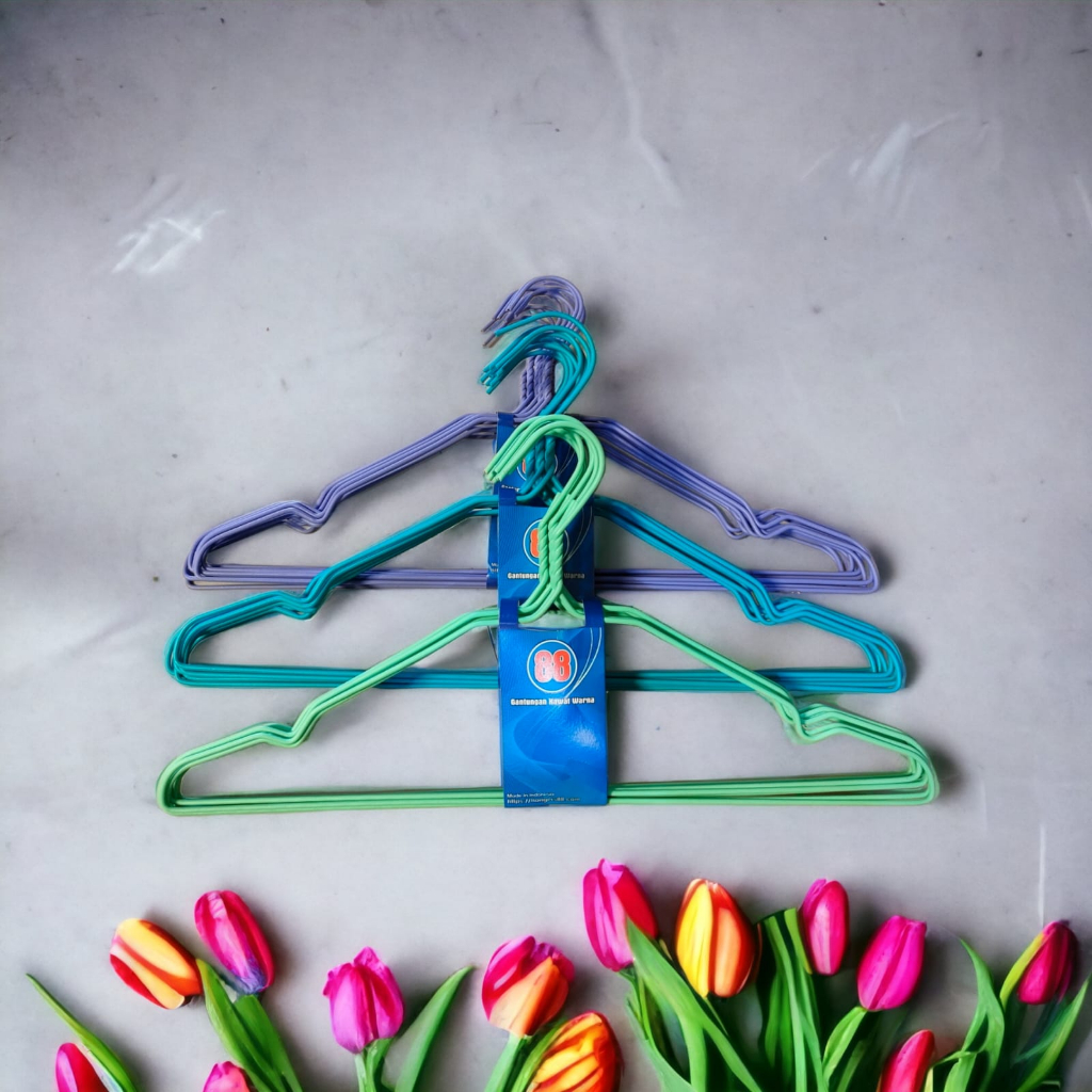Gantungan Baju Anti Karat 10 pcs - Hanger Kawat
