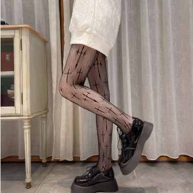 PH-45 Pantyhose Stocking Salib Cosplay Lolita Maid Jaring Jala Fishnet