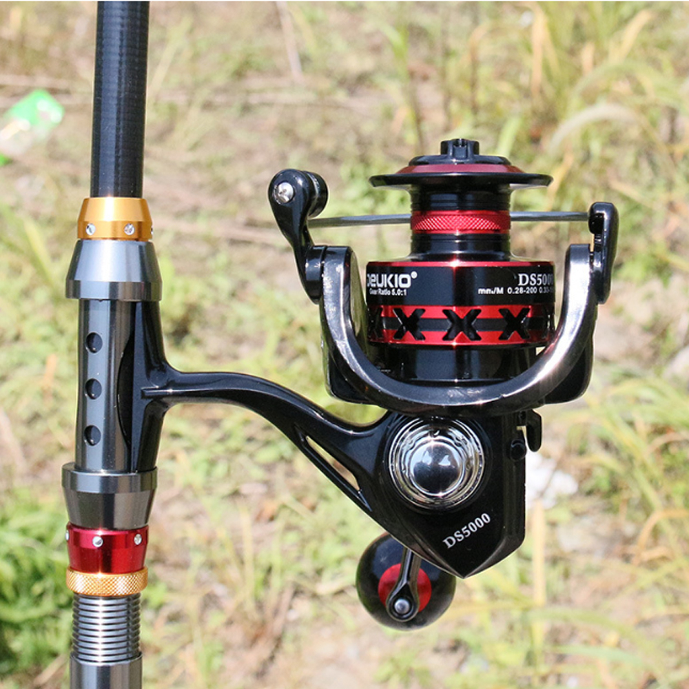 big sale fishing reel ds2000 - 7000 10 kg / deukio gulungan pancing ikan logam / tarikan pancing