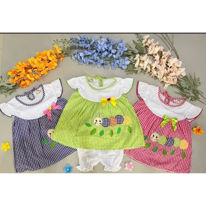 [TS 04] Baju Bayi perempuan usia 6-12 bulan