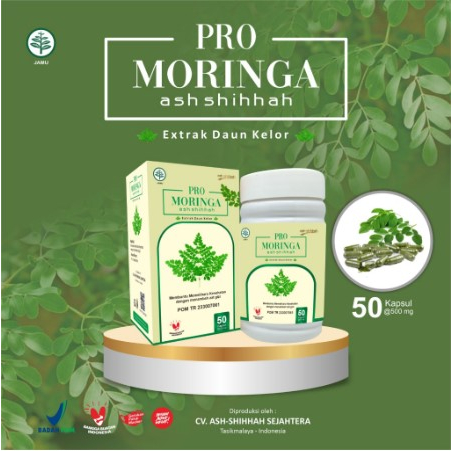 Obat Penyubur Sperma Pria Vitamin Pengental Penambah Kesuburan Pria Pro Moringa Daun Kelor Anti Encer Herbal Kesuburan