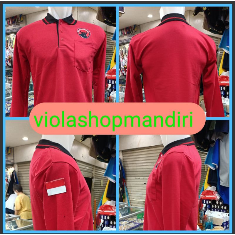 KAOS PARTAI PDIP LENGAN KAOS PARTAI