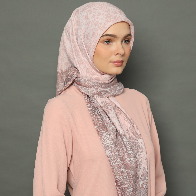JAMILA Series Miss Color Voile Scarf Ultrafine Polyspun - Hijab Size 120*120 cm-1