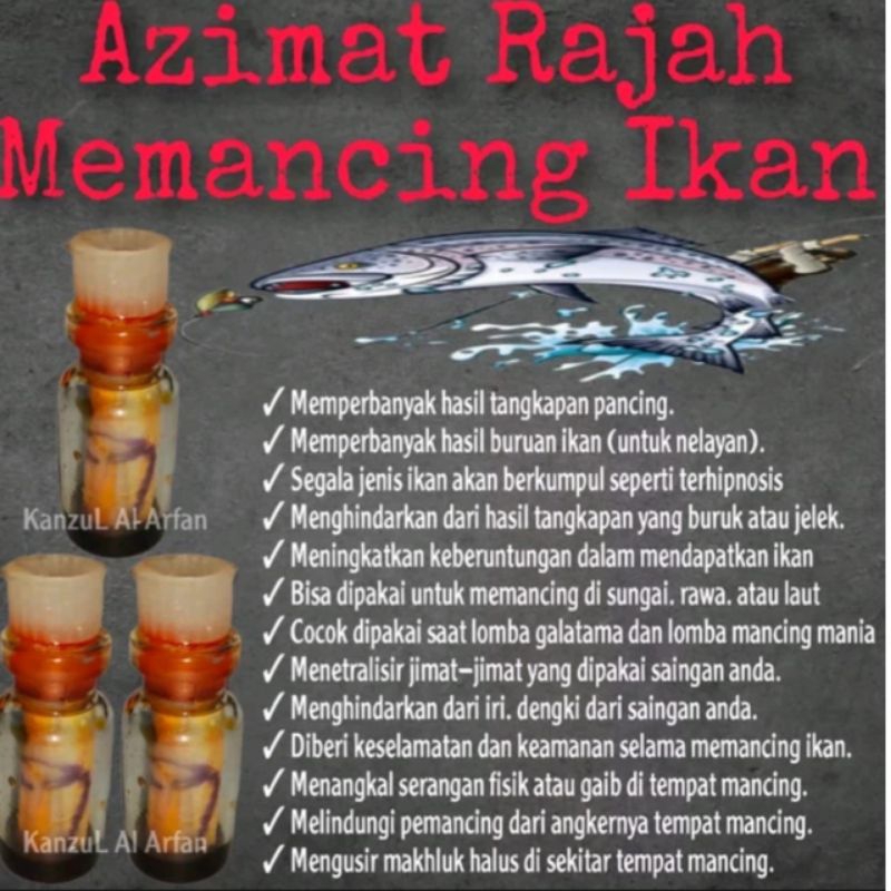 JIMAT SARANA MANCING BERBAGAI IKAN