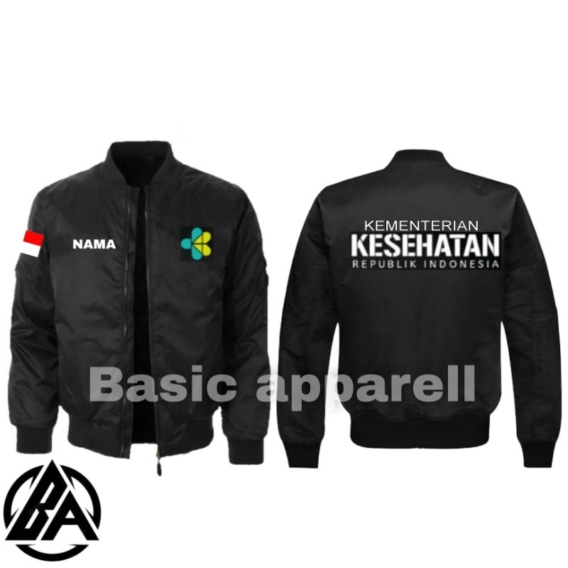 JAKET BOMBER KEMENKES RI//JAKET KEMENTERIAN KESEHATAN INDONESIA