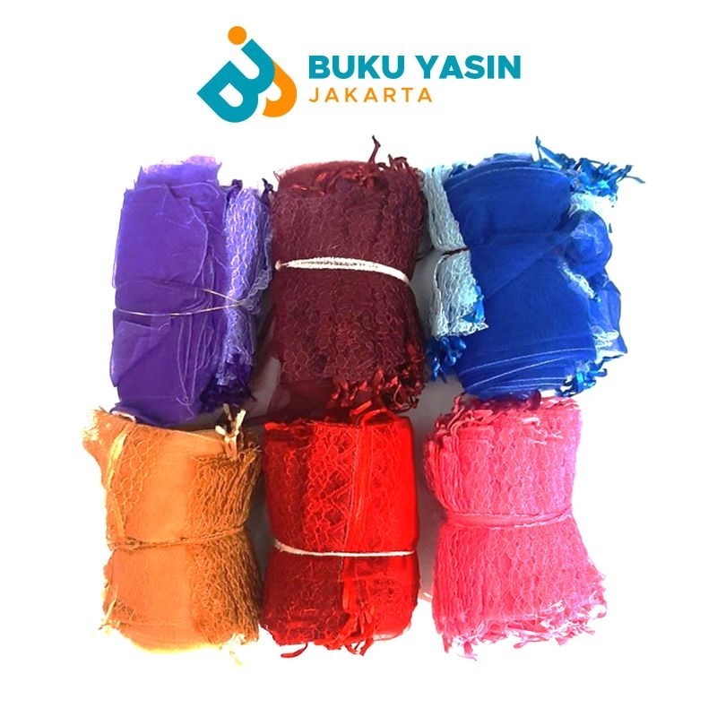 Tas / Kantong Tile ukuran buku Yasin plus pita satinTas Buku Yasin