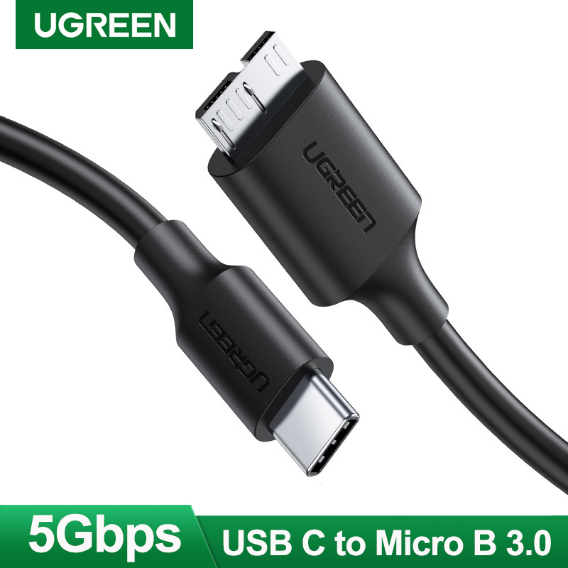 Ugreen USB Type C to Micro B 3.0 Kabel Konektor HDD SSD Eksternal
