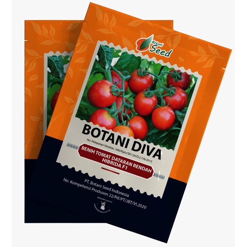 Benih Bibit Tomat hibrida F1 DIVA 5gr. | Botani Seed untuk dataran rendah