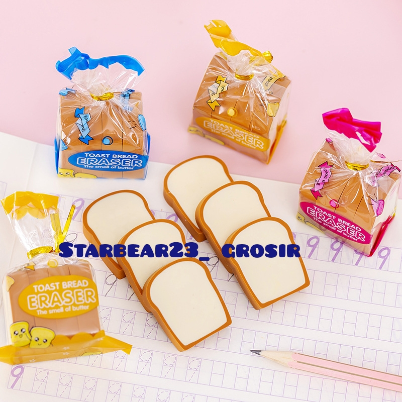 

penghapus pensil motif roti tawar isi 4 potong ( CIA 308)